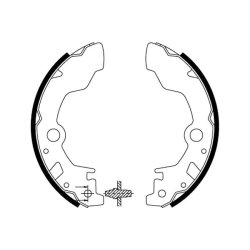Brake Shoe Set MINTEX MFR418 OE Ref 26690KC000 MINTEX