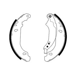 Brake Shoe Set MINTEX MFR430 OE Ref 7701205758 MINTEX