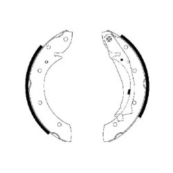 Brake Shoe Set MINTEX MFR434 OE Ref 4241H6 MINTEX