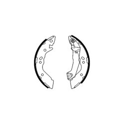 Brake Shoe Set MINTEX MFR439 OE Ref 5830505A00 MINTEX