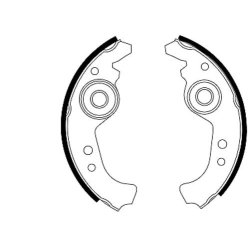 Brake Shoe Set MINTEX MFR45 OE Ref SE141165209A