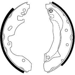 Brake Shoe Set MINTEX MFR457 OE Ref 93BB2200CA MINTEX