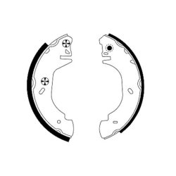 Brake Shoe Set MINTEX MFR466 OE Ref 94VX2200AB MINTEX