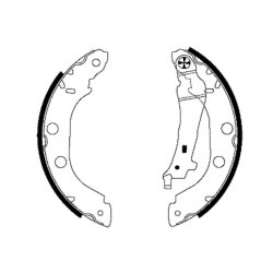 Brake Shoe Set MINTEX MFR469 OE Ref 440607E625 MINTEX