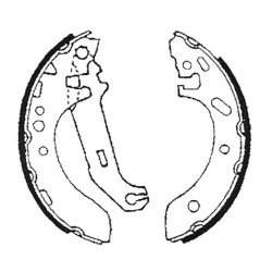 Brake Shoe Set MINTEX MFR471 OE Ref 1473069 MINTEX