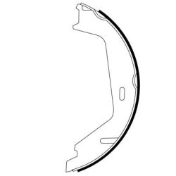 Handbrake Shoe Set MINTEX MFR477 OE Ref 8623137