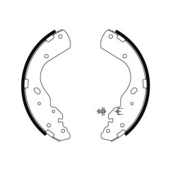 Brake Shoe Set MINTEX MFR491 OE Ref XM342200BA MINTEX