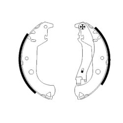 Brake Shoe Set MINTEX MFR515 OE Ref 93803341 MINTEX