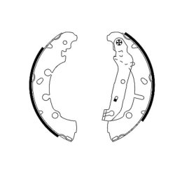 Brake Shoe Set MINTEX MFR516 OE Ref 1236882