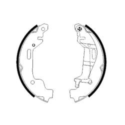 Brake Shoe Set MINTEX MFR521 OE Ref 09214834 MINTEX