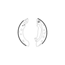 Brake Shoe Set MINTEX MFR550 OE Ref 440606F625 MINTEX