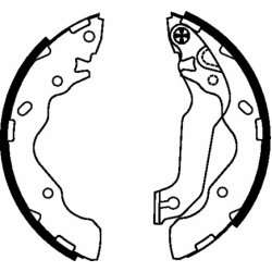 Brake Shoe Set MINTEX MFR551 OE Ref 5830529A10 MINTEX