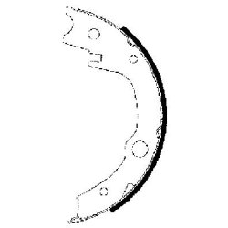 Handbrake Shoe Set MINTEX MFR560 OE Ref 4654032020