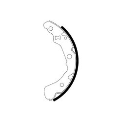 Brake Shoe Set MINTEX MFR561 OE Ref 0449597215000 MINTEX
