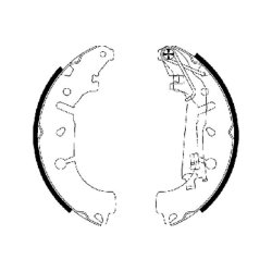 Brake Shoe Set MINTEX MFR564 OE Ref 77363858 MINTEX
