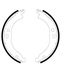 Handbrake Shoe Set MINTEX MFR578 OE Ref 4241N5 MINTEX