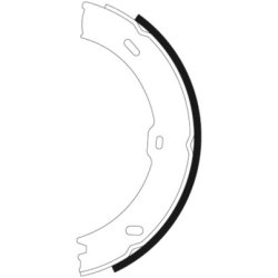 Handbrake Shoe Set MINTEX MFR585 OE Ref 2E0698525 MINTEX