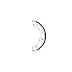Handbrake Shoe Set MINTEX MFR587 OE Ref LR001020 MINTEX