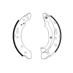Brake Shoe Set MINTEX MFR590 OE Ref 4241L0 MINTEX
