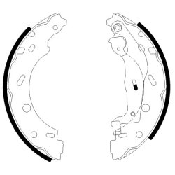 Brake Shoe Set MINTEX MFR593 MINTEX