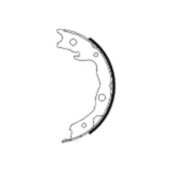 Handbrake Shoe Set MINTEX MFR601 OE Ref D4060CY001