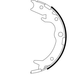 Handbrake Shoe Set MINTEX MFR613 OE Ref 43053SJFE00 MINTEX