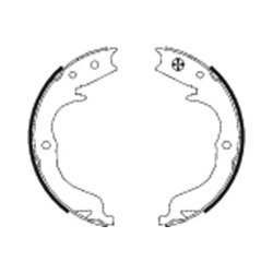 Handbrake Shoe Set MINTEX MFR621 OE Ref 4241N6 MINTEX