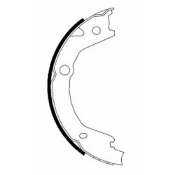 Handbrake Shoe Set MINTEX MFR623 OE Ref 4833A21010 MINTEX