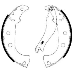 Brake Shoe Set MINTEX MFR629 OE Ref 7081832 MINTEX
