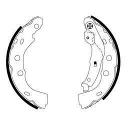 Brake Shoe Set MINTEX MFR635 OE Ref 5320080EC0