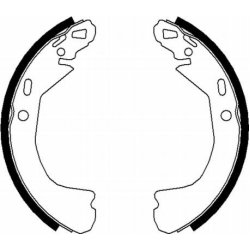 Brake Shoe Set MINTEX MFR641 OE Ref 18026285 MINTEX