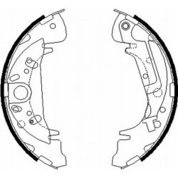 Brake Shoe Set MINTEX MFR645 OE Ref 583053AA00 MINTEX