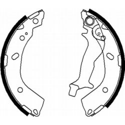 Brake Shoe Set MINTEX MFR646 OE Ref 583050XA00 MINTEX