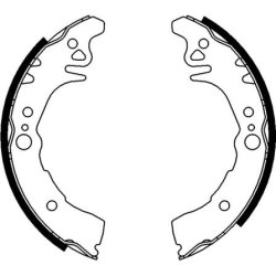 Brake Shoe Set MINTEX MFR649 OE Ref 04495B1180
