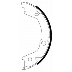 Handbrake Shoe Set MINTEX MFR655 OE Ref 583502GA00 MINTEX