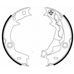 Handbrake Shoe Set MINTEX MFR656 OE Ref 583501GA00 MINTEX