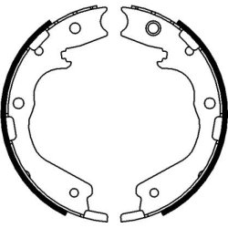 Handbrake Shoe Set MINTEX MFR672 OE Ref 8970347391 MINTEX