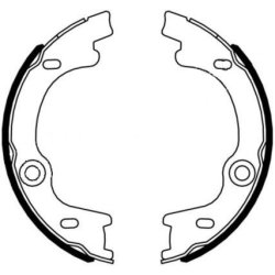 Handbrake Shoe Set MINTEX MFR676 OE Ref 583501DA00 MINTEX