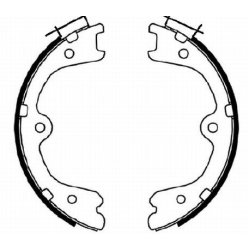 Handbrake Shoe Set MINTEX MFR678 OE Ref D4060CA01A MINTEX