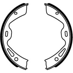 Handbrake Shoe Set MINTEX MFR681 OE Ref 971698533E