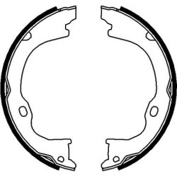Handbrake Shoe Set MINTEX MFR684 OE Ref 68003589AA MINTEX