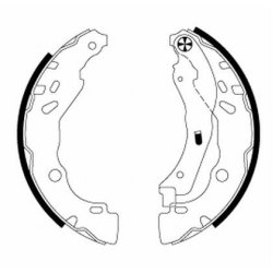 Brake Shoe Set MINTEX MFR691 MINTEX