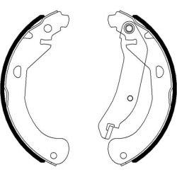 Brake Shoe Set MINTEX MFR696 OE Ref 10366478 MINTEX