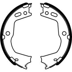 Handbrake Shoe Set MINTEX MFR700 OE Ref 583053MA00 MINTEX