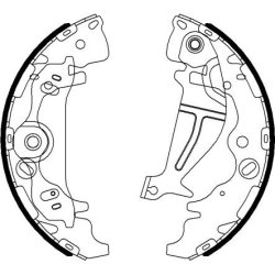 Brake Shoe Set MINTEX MFR703 OE Ref 583054HA00 MINTEX