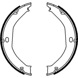 Handbrake Shoe Set MINTEX MFR709 OE Ref 05011988AA MINTEX