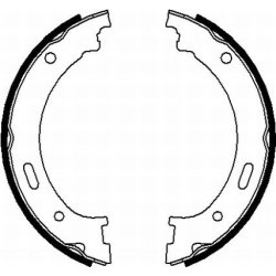 Handbrake Shoe Set MINTEX MFR710 OE Ref K5086930AA MINTEX