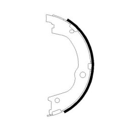 Handbrake Shoe Set MINTEX MFR715 OE Ref 583052BA00 MINTEX
