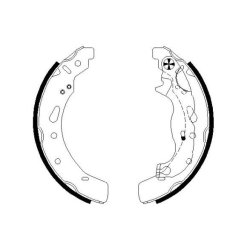 Brake Shoe Set MINTEX MFR717 OE Ref DFY32638ZA MINTEX