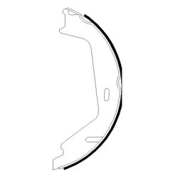 Handbrake Shoe Set MINTEX MFR728 OE Ref 274504 MINTEX